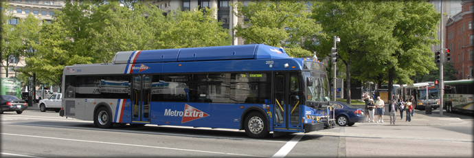 Metro Transit Bus in Prince George's County